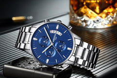 Men’s Luxury Fashion Quartz Wristwatch - dealskart.com.au