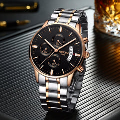 Men’s Luxury Fashion Quartz Wristwatch - dealskart.com.au