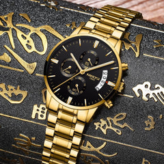 Men’s Luxury Fashion Quartz Wristwatch - dealskart.com.au