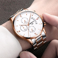 Men’s Luxury Fashion Quartz Wristwatch - dealskart.com.au