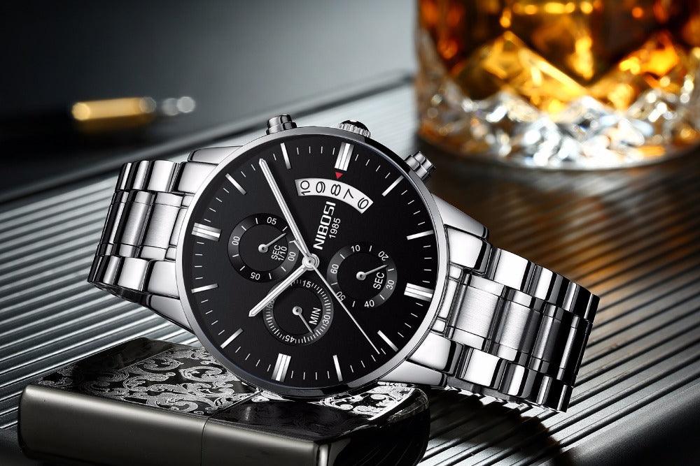 Men’s Luxury Fashion Quartz Wristwatch - dealskart.com.au