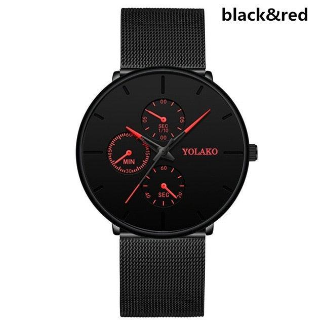 Men’s Stylish Designer Stainless Steel Watch - dealskart.com.au