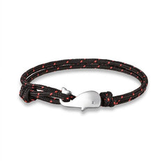 Mkendn Wrap Around Paracord Wristband - Adjustable, Metal Clasp - dealskart.com.au