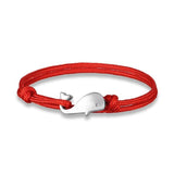 Mkendn Wrap Around Paracord Wristband - Adjustable, Metal Clasp - dealskart.com.au
