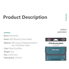 Naturehike Anti-theft Travel Purse Bag - dealskart.com.au