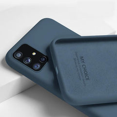 New Original Liquid Silicone Soft Case For Samsung A51 A50 S10 Plus S8 S9 S20 Note 20 Ultra S10E A71 A70 A21S A30 A31 A41 Coque - dealskart.com.au