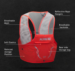 Nylon Professional Running Vest with Compartment Space - dealskart.com.au