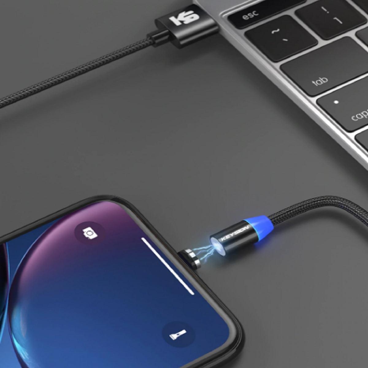 Premium Magnetic USB Cable - Type-C, For iPhone, Micro USB - dealskart.com.au