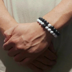 Premium Natural Stone Beads Bracelet - Polished - dealskart.com.au