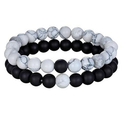 Premium Natural Stone Beads Bracelet - Polished - dealskart.com.au