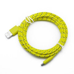 Vumpach Nylon Braided Micro USB Cable 1m/2m/3m Data Sync USB Charger Cable For Samsung HTC LG Huawei Xiaomi Android Phone Cables - dealskart.com.au