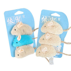 Pet Accessories- 3Pcs Soft Mouse Playing Toy - dealskart.com.au