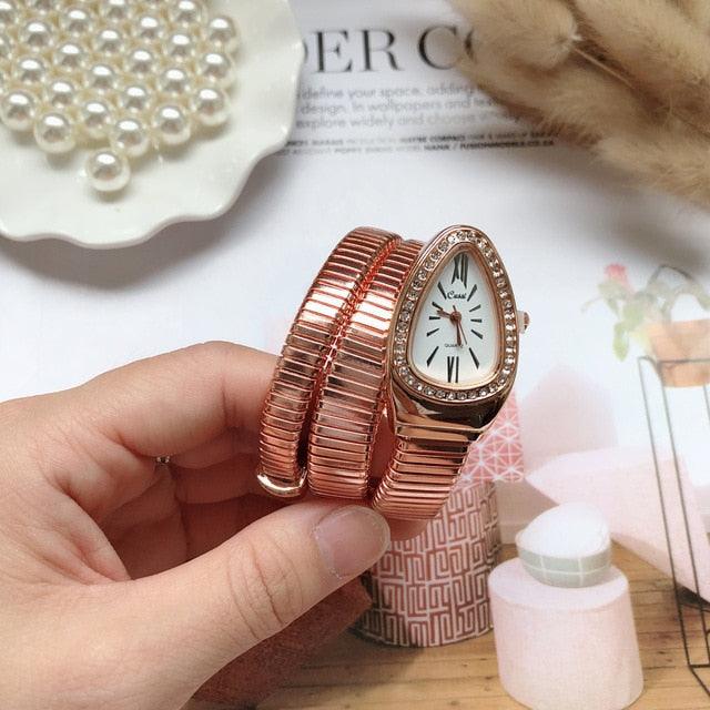 Women Luxury Brand Quartz Bracelet Wristwatch - dealskart.com.au