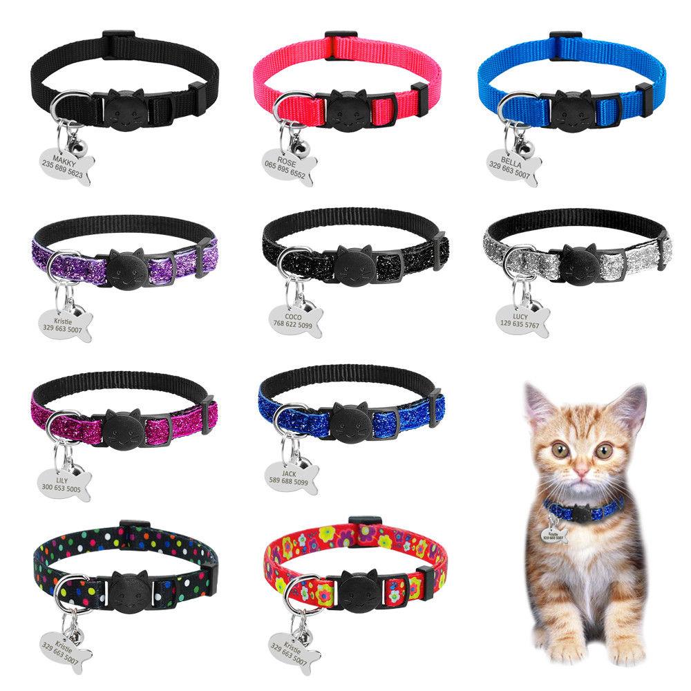 Pet Accessories- Safety Breakaway Quick Release Multicolour Collars for Cats - dealskart.com.au