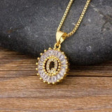 Hot Sale Gold Initial Letter Necklace - 26 Letters Charm Name Pendant - dealskart.com.au