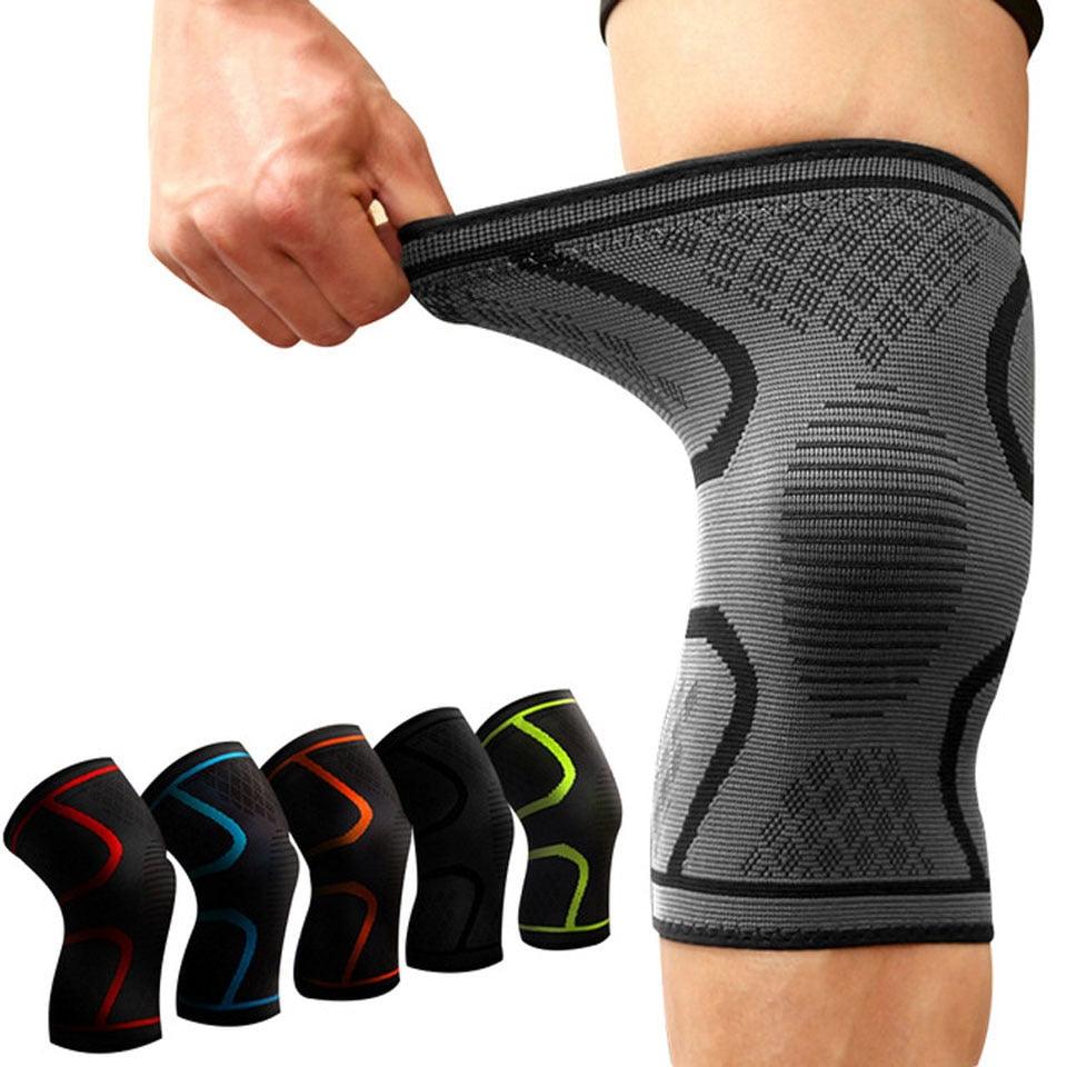 Nylon Compression Sports Elastic Knee Support Braces | Running Cycling Basketball - dealskart.com.au