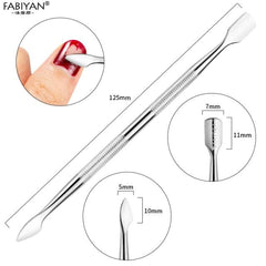 Stainless Steel Nail and Cuticle Care Tool - Dual Sided - dealskart.com.au