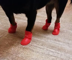 Pet Supplies 4Pcs/Lot Lightweight Pet Anti-Slip, Waterproof Rubber Boots - dealskart.com.au