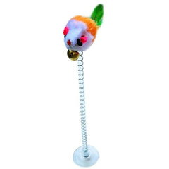 Pet Accessories- Cute Cat Interactive Spring Feather Toy - dealskart.com.au