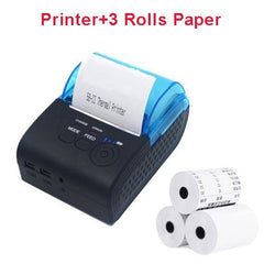 Portable Mini Bluetooth Printer Wireless Thermal Receipt Ticket Printer For Mobile Phone Window 58mm 2inch pos Machine - dealskart.com.au