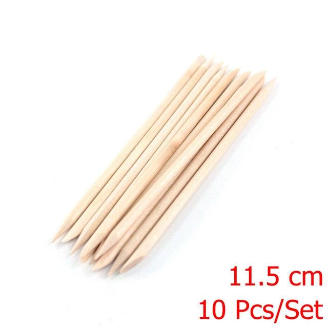 Wooden Cuticle Pushing Sticks - Manicure/ Pedicure - dealskart.com.au