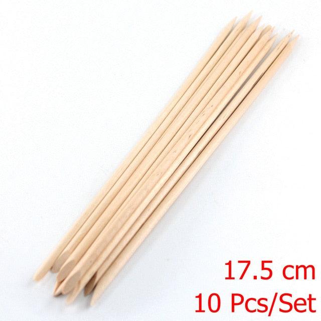 Wooden Cuticle Pushing Sticks - Manicure/ Pedicure - dealskart.com.au