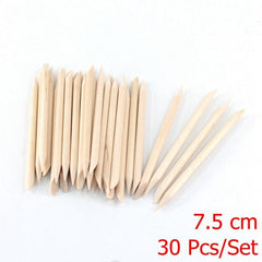 Wooden Cuticle Pushing Sticks - Manicure/ Pedicure - dealskart.com.au