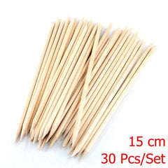 Wooden Cuticle Pushing Sticks - Manicure/ Pedicure - dealskart.com.au