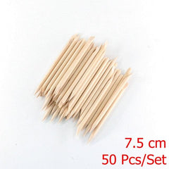 Wooden Cuticle Pushing Sticks - Manicure/ Pedicure - dealskart.com.au