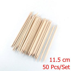 Wooden Cuticle Pushing Sticks - Manicure/ Pedicure - dealskart.com.au