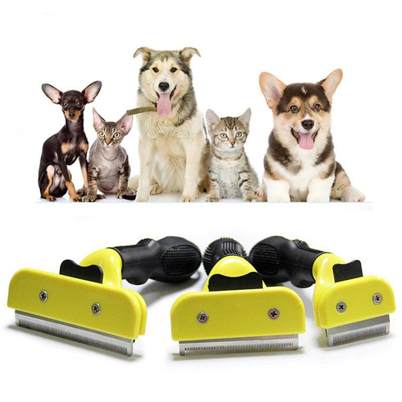 Pet Accessories- Pet’s S/M/L Hair Removal and Massager Comb Brush - dealskart.com.au