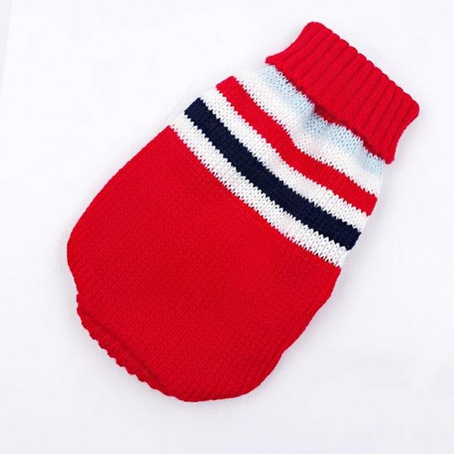 Winter Cartoon Dog Clothes Warm Christmas Sweater For Small Dogs Pet Clothing Coat Knitting Crochet Cloth Jersey Perro 30S1 - dealskart.com.au