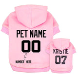 Custom Dog Hoodies Large Dog Clothes Personalized Pet Name Clothing French Bulldog Clothes for Small Medium Large Dogs XS-6XL - dealskart.com.au