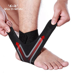 Ankle Support- Worthwhile 1 Pc Fitness Sports Ankle Brace Gear Ankle Support - dealskart.com.au