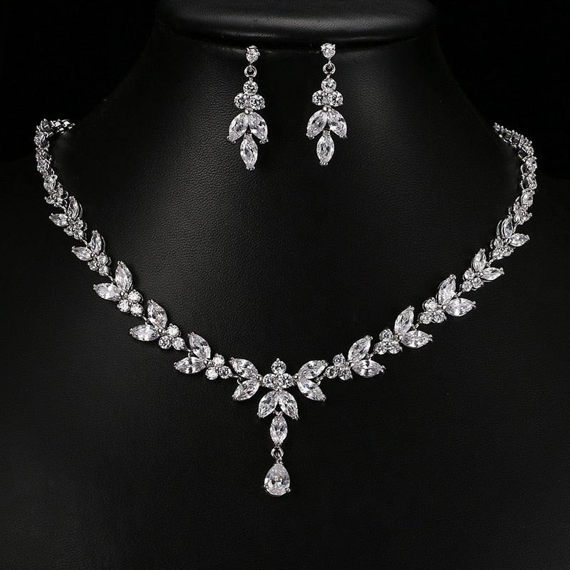 Emmaya Exquisite Women's Silver Finished Jewelry Set - dealskart.com.au