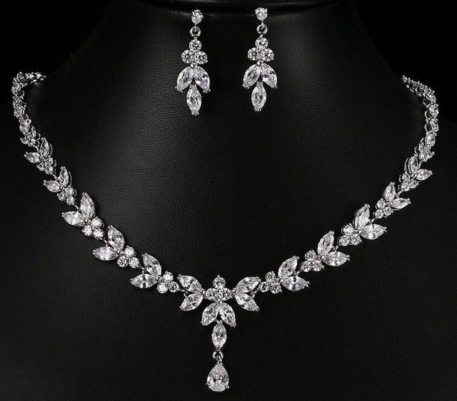 Emmaya Exquisite Women's Silver Finished Jewelry Set - dealskart.com.au