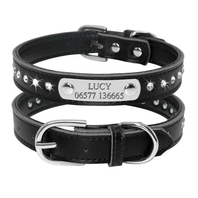 Personalised Cat Collar Leather Adjustable | Pet Accessories - dealskart.com.au