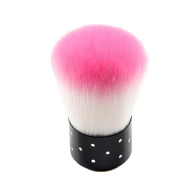 Round Tip Nail Care Dusting Brush - Thick Bristles - dealskart.com.au