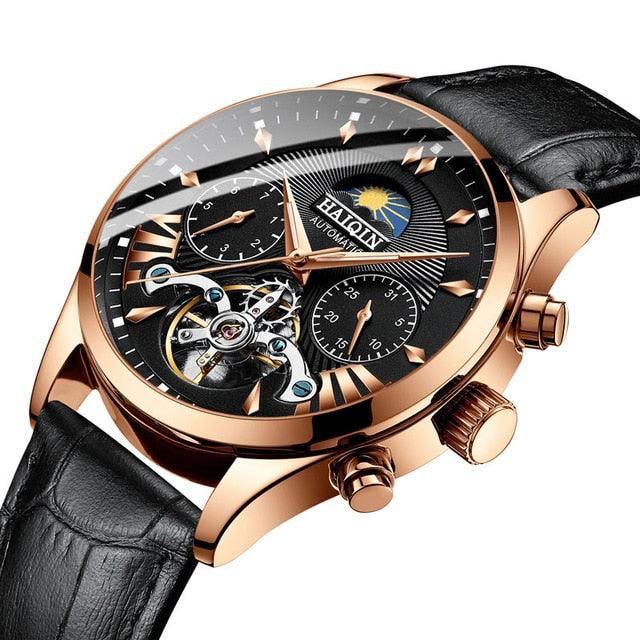 HAIQIN men's/mens watches top brand luxury automatic/mechanical/luxury watch men sport wristwatch mens reloj hombre tourbillon - dealskart.com.au