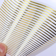 3D Gold Modern and Trendy Nail Foil and Stickers - dealskart.com.au