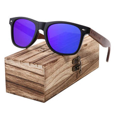 Walnut Wood Sunglasses with Polarised Lens Unisex - dealskart.com.au