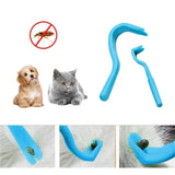 2PCS Pets Tick Removal Tool Dual Teeth Tick Twistered Cats Dogs Cleaning Supplies Mites Twist Hook Remover Hook Pet Supplies - dealskart.com.au