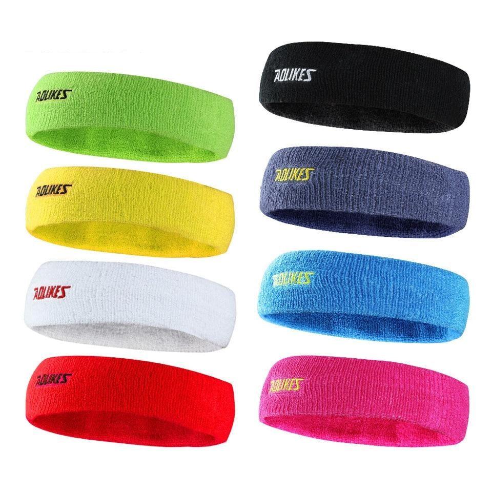 AOLIKES High-quality Cotton Unisex Sports and Athletics Sweat Band - dealskart.com.au