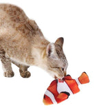 Pet Accessories- Cat’s Interactive Stuffed Fish Playing Toy - dealskart.com.au