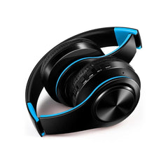 CATASSU earphone Bluetooth Headphones Over Ear Stereo Wireless Headset Soft Leather Earmuffs Built-in Mic for PC/Cell Phones/TV - dealskart.com.au
