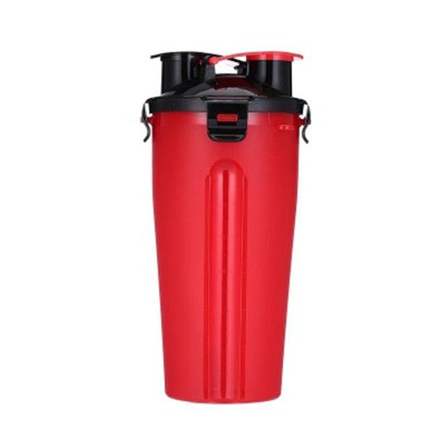 Easy Travel Dog 2-in-1 Water Bottle cum Feeder - dealskart.com.au