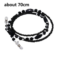 1pcs Eyeglass Strap Reading Glasses Hanging Chain Fashion Sunglasses Spectacles Holder Neck Cord Glasses Slip Metal Chain - dealskart.com.au