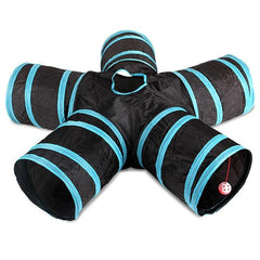 Pet Accessories- 2/3/4/5-way collapsible Pet Fun Tunnel - dealskart.com.au