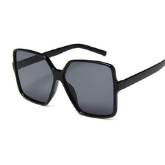 Black Squared Oversized Big Frame Fashion Sunglass - dealskart.com.au