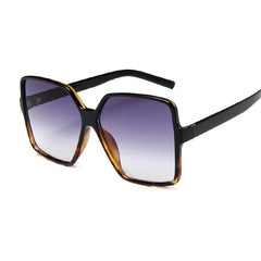 Black Squared Oversized Big Frame Fashion Sunglass - dealskart.com.au